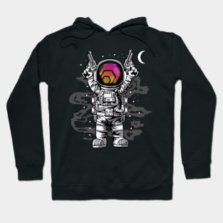 Astronaut HEX Coin To The Moon Crypto Token Cryptocurrency Wallet Birthday Gift For Men Women Kids Hoodie